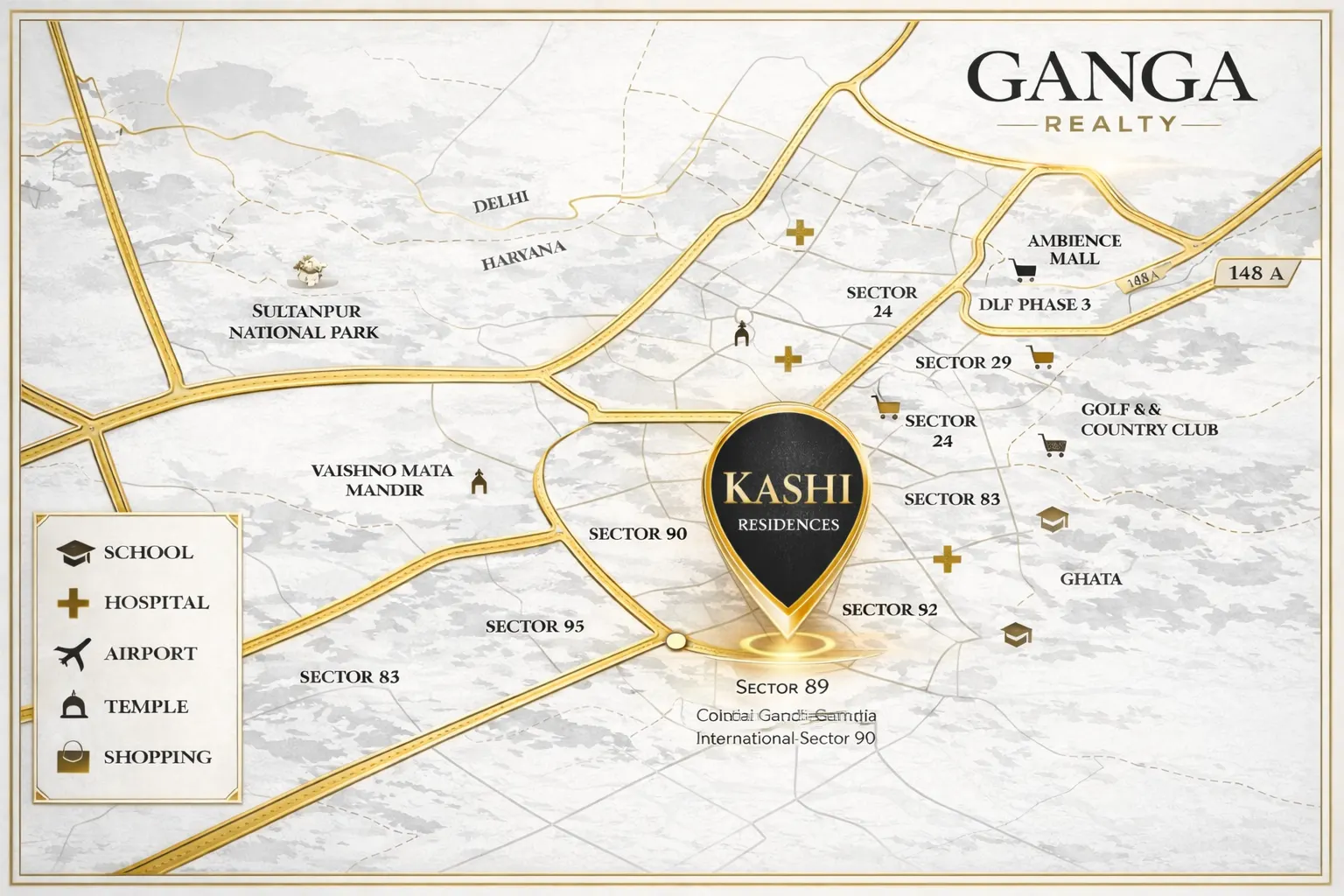 Kashi Residences Location Map